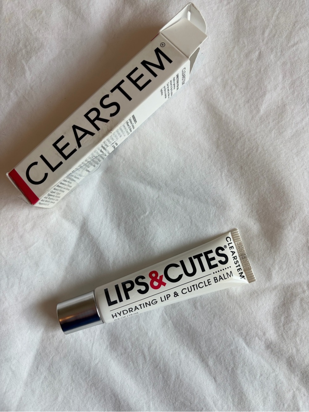 CLEARSTEM Lips & Cutes Hydrating Lip & Cuticle Balm — White